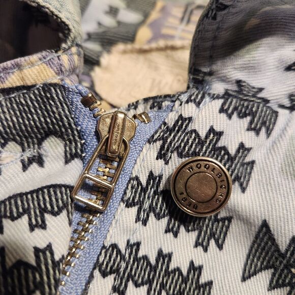 Woolrich Utility Jacket in Gray and Cream Pattern - Picture 9 of 16